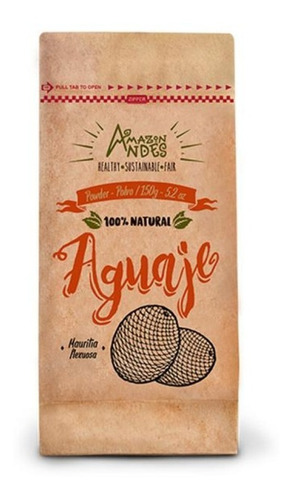 Aguaje Orgánico (original De Perú) 150gr En Polvo