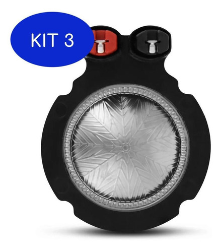 Kit 3 Reparo Musicall Para Corneta Shock D 210 Ti 8 Ohms