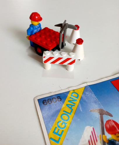  Lego Legoland 6606 Vintage Incluye Manual (lanzado En 1983)