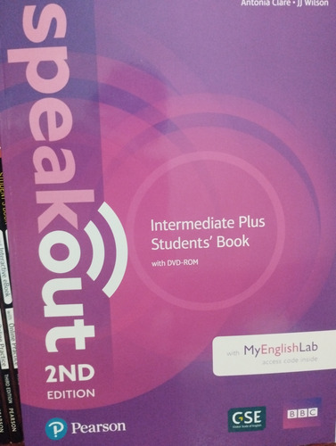 Speakout 2ed Intermediate Plus Std With Dvd W/my Englishlab