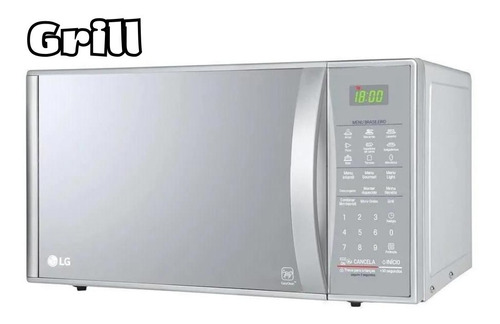 Micro-ondas LG 30l Mh-7093br Prata - Escolher Voltagem