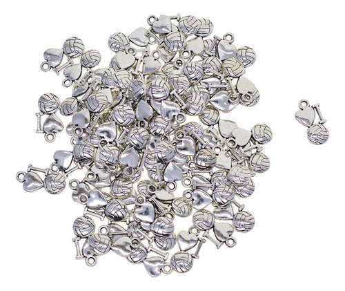 50pcs Volleyball Charm Colgante De Para Diy Collar