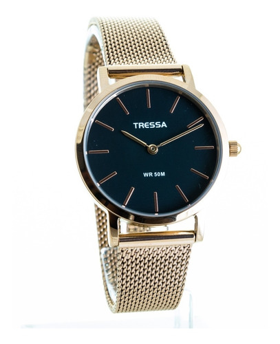 Reloj Mujer Tressa Rose De Malla Tejida Bonnie-g