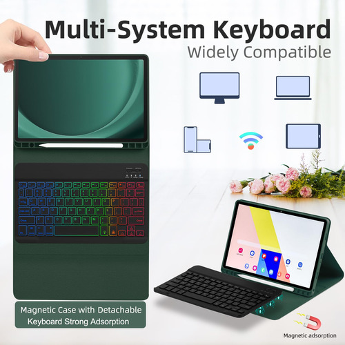 Funda Con Teclado Y Ratón: Transforma La Tableta En Una Comp