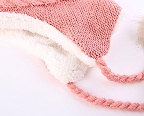 Casa Prefere Meninas Sherpa Earflaps Chapéu Crianças Chapéu