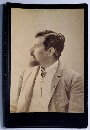 Dos Fotografías Anciana (1890)fotógrafo H. Molina. San Telmo (Usado)
