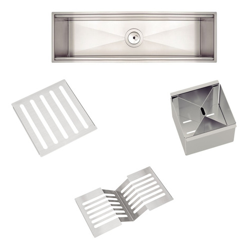 Kit Canal Organizador Úmido 60x18cm Tramontina Com Acessório