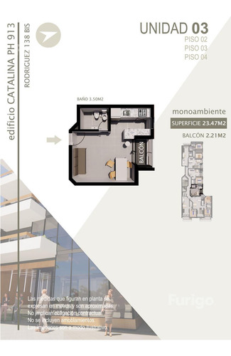 Venta. Departamento Monoambiente En Pichincha