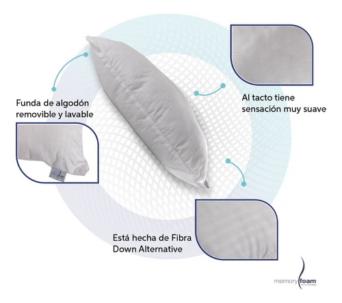 Almohada Down Alternative Memory Foam