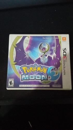 Pokemon Moon, En Buen Estado Con Su Caja Y Manual Original (Usado)