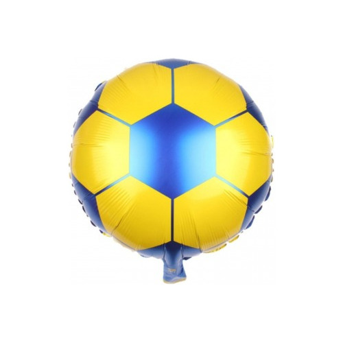 Pack 5 Globos Metalizado Redondo Pelota De Futbol 23cm