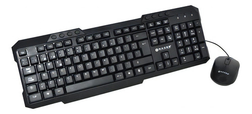 Kit de teclado y mouse gamer Naceb NA-618
