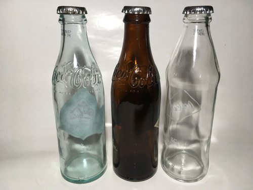 Lote X3 Botellas Coca-cola Originales Edición Histórica (Usado)