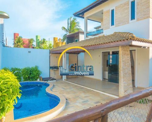 Vendo Casa Duplex Em Condomínio Fechado, 3/4 Com 1 Suíte, Mobiliada, Ótimo Acabamento, Com Piscina E Espaço Gourmet Com Churrasqueira, A 100 Metros Da Praia!!! - J1168 - 69374904
