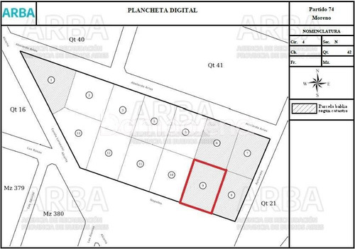 Imagen 5 de 5 de Terreno Fracción En Venta Sobre Colectora Acceso Oeste Fco Álvarez, Moreno, G.b.a. Zona Oeste