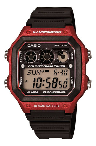 Relógio Masculino Casio Digital Esportivo Ae-1300wh-4avdf