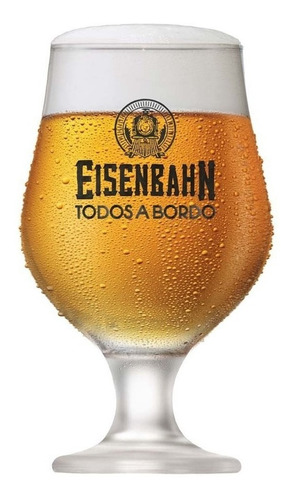 Taça De Cerveja Eisenbahn Vidro Beer Master 380ml Cor Incolor