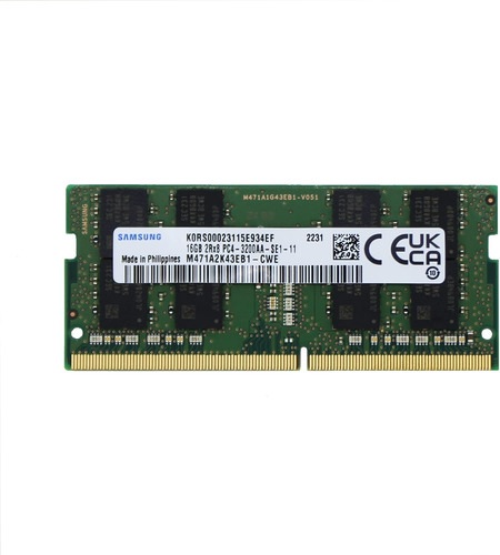 Memoria Ram Samsung, Sodimm, 16 Gb, Ddr4, 3200 Mhz, 2rx8