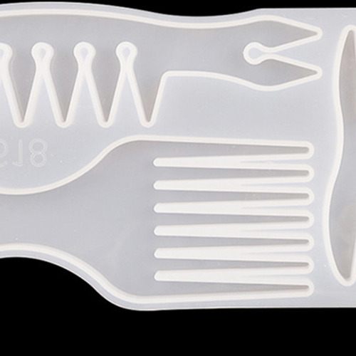 2 Molde De Silicona Para Peinar El Cabello Moldes De Peine
