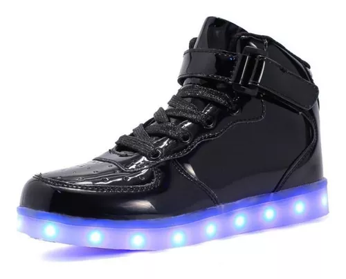 entrar suerte Herencia Zapatillas Led Mujer Negras | MercadoLibre 📦