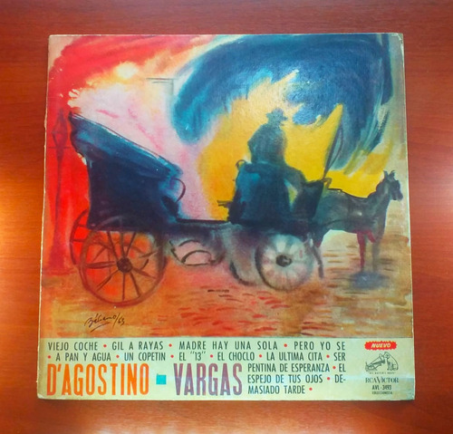 Disco D'agostino Vargas D'agostino Vargas Rca Lp