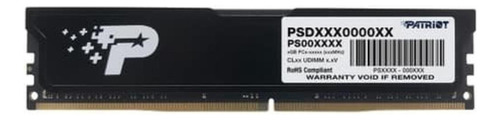 Memória RAM Signature color preto  8GB 1 Patriot PSD48G320081