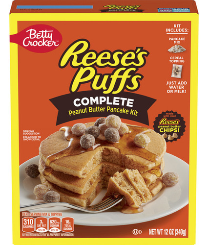 Cereal Reeses Puff 558g Y Harina Pancake Reeses 340g Usa