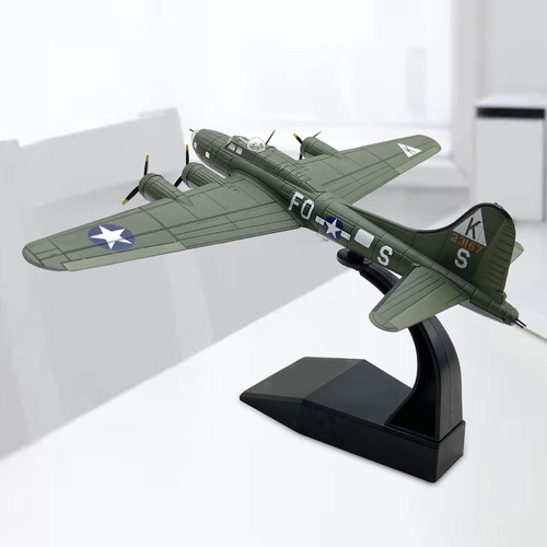 Modelo De Avión Us B 17 A Escala 1/144 Con Soporte