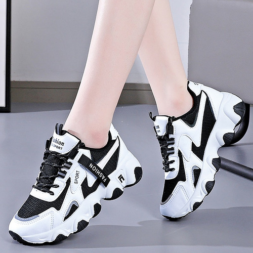 Zapatos De Tenis Cómodos Con Plataforma Informal Para Mujer
