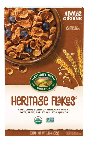 Nature's Path Heritage Flakes Cereal 375 G