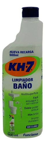 Pack X2 Limpiador Baño Desinfectante Kh-7 Doypack 500 Ml