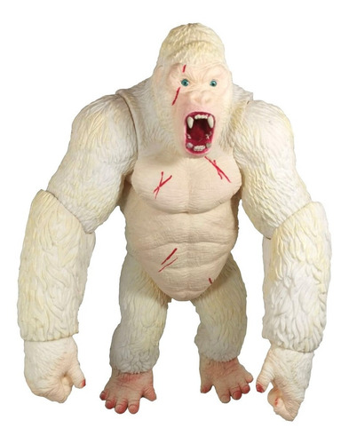 Figura Rampage George Gigante 47cm Gorila Albino Blanco King