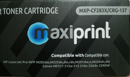 Toner Maxiprint Compatible Hp 83x Negro (cf283x)