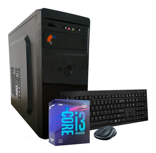 Imagen 1 de 4 de Pc Escritorio Computadora Completa I3 9na 8gb Ssd 240gb Wifi