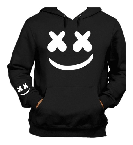 Buzo Capota Dj Marshmello Logo Unisex Saco Niño Adulto 