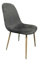 Comprar Silla Thea Tulip Tapizada Adele Pata Acero Simil Madera 