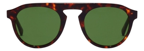 Gafas de sol Hawkers Lifestyle Blast One size, diseño Green con marco de acetato de celulosa color habana, lente verde botella de copoliéster tr18 clásica, varilla habana de acetato de celulosa - HBLA20WLX0