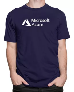 Camiseta Camisa Microsoft Azure Sistema T.i Programador Logo