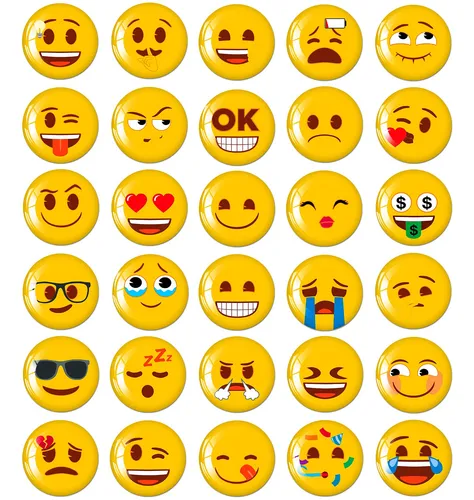 Morcart 30 Imanes De Emoji Para Nevera, Imanes De Refrigera.
