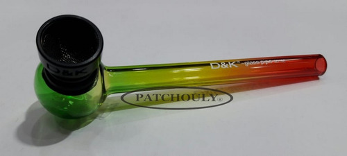 Imagen 7 de 7 de Pipa Pyrex Borosilicato Metal Filtro 12cm D&k Dengke Rasta