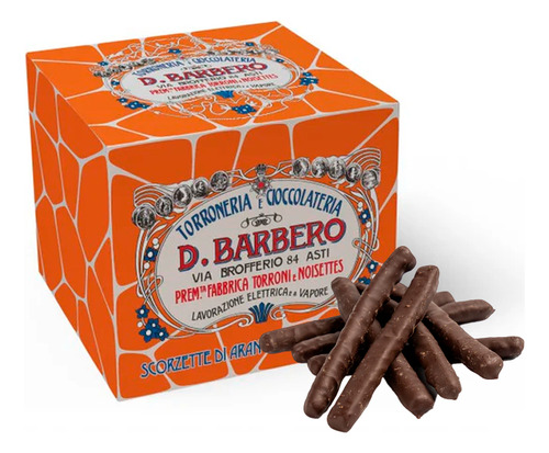 Naranjitas Confitadas Con Chocolate Amargo Barbero 150 Grs