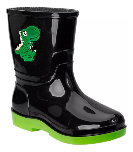 Bota Para Niño Impermeable Lluvia Moda Kawaii Dinosaurio