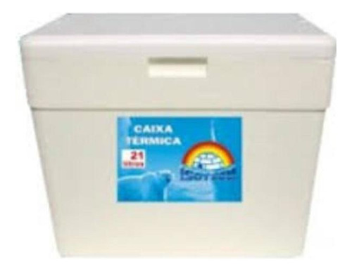 Caixa Térmica De Isopor 21 Litrs Isoterm C/ Alça