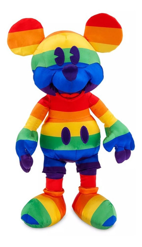 Mickey Mouse Rainbow Peluche 49cm  Mod 2020 Disney Store