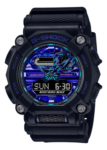 G-shock Ga900vb-1a Reloj Virtual World, Color Negro