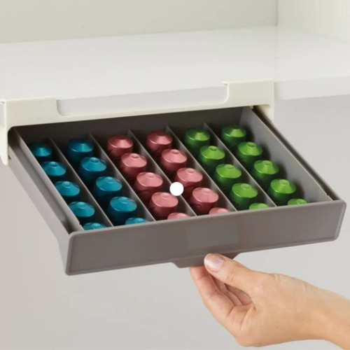 Organizador Deslizante Para Cápsulas De Café Porta Cápsulas Estético Y Funcional Para Cocina Ohmyshop