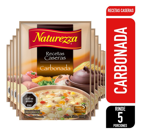 Pack 10 Sopas Naturezza Caseras 110g - Elige Tu Sabor