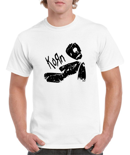 Polera Hombre Estampado Korn Issues