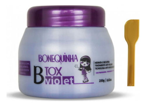 Máscara Matizadora Bonequinha Btox Violet Tratamento 250g