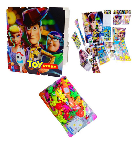 Kit Decoración Piñata Relleno Fiesta Toy Story X36 + Regalo